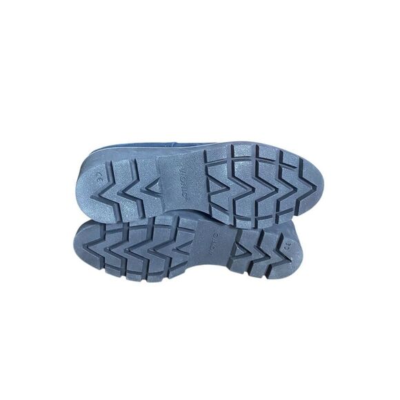 Vionic Willa Wedge Navy Blue Suede Water Repellent Slip On Loafer Shoes Sz 10 - Picture 11 of 11